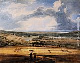 Thomas Girtin Alnwick Castle from Brizlee, Northumberland painting